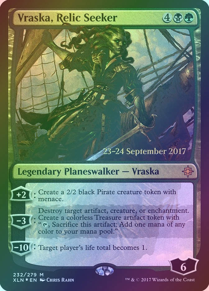 Vraska, Relic Seeker (PXLN) (232s) / Foil