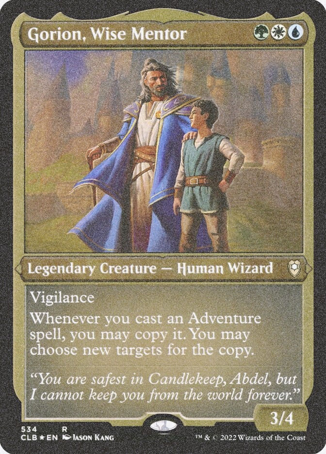 Gorion, Wise Mentor (CLB) (534) / Foil Etched