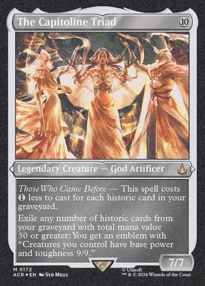 The Capitoline Triad (ACR) (172) / Foil Etched