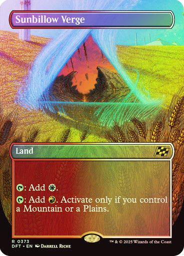 Sunbillow Verge (DFT) (373) / Foil / Borderless