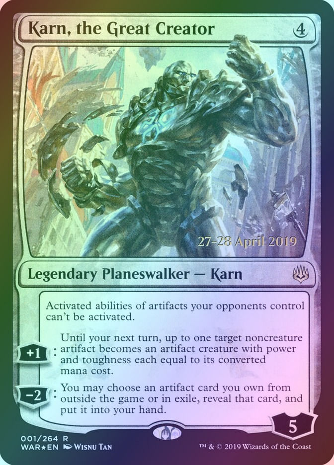 Karn, the Great Creator (PWAR) (1s) / Foil