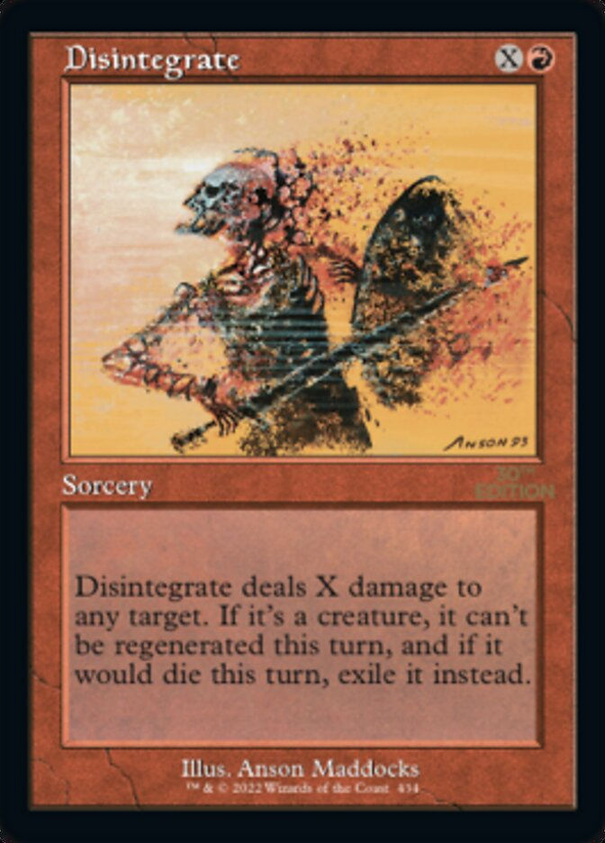 Disintegrate (30a) / Retro Frame