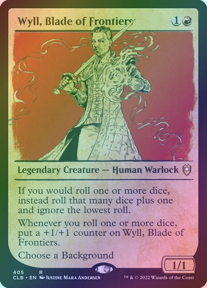 Wyll, Blade of Frontiers (CLB) (405) / Showcase / Foil