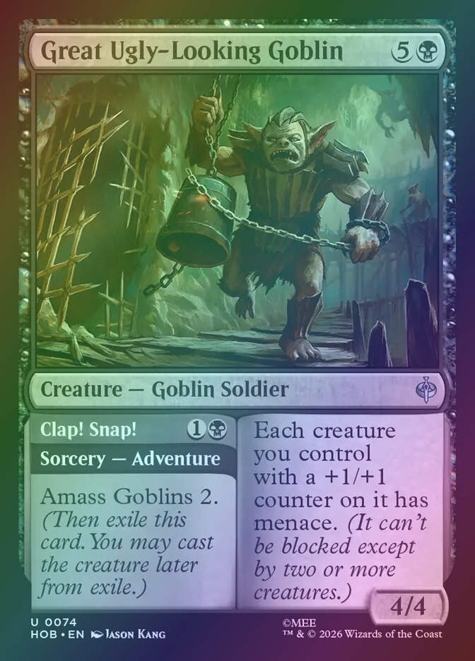 Great Ugly-Looking Goblin // Clap! Snap! (HOB) (74) / Foil
