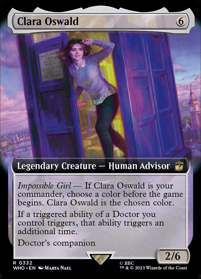 Clara Oswald (WHO) (332) / Extended Art
