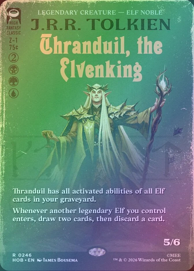 Thranduil, the Elvenking (HOB) (246) / Borderless / Foil