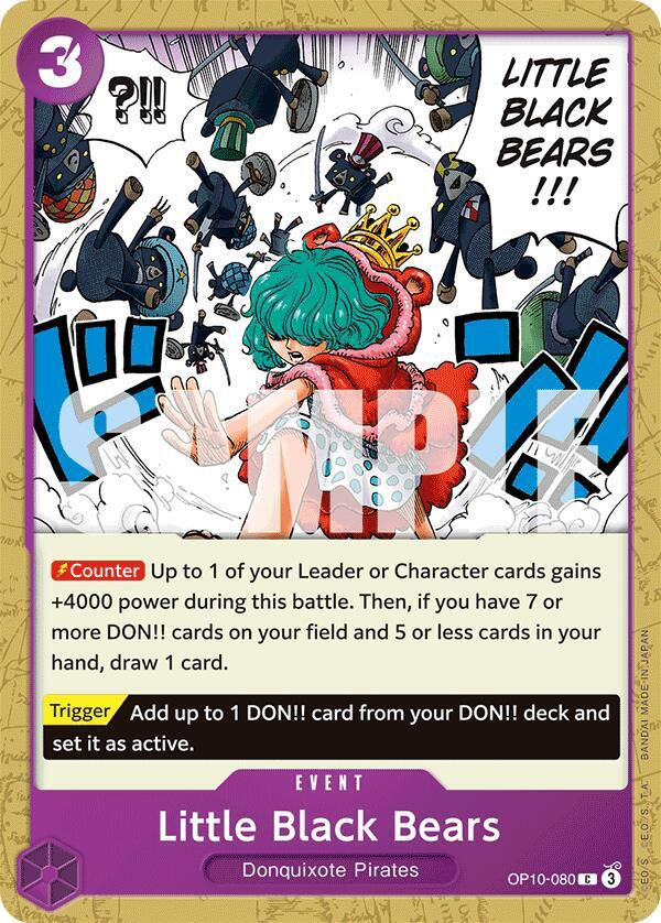 Little Black Bears (OP10-080)