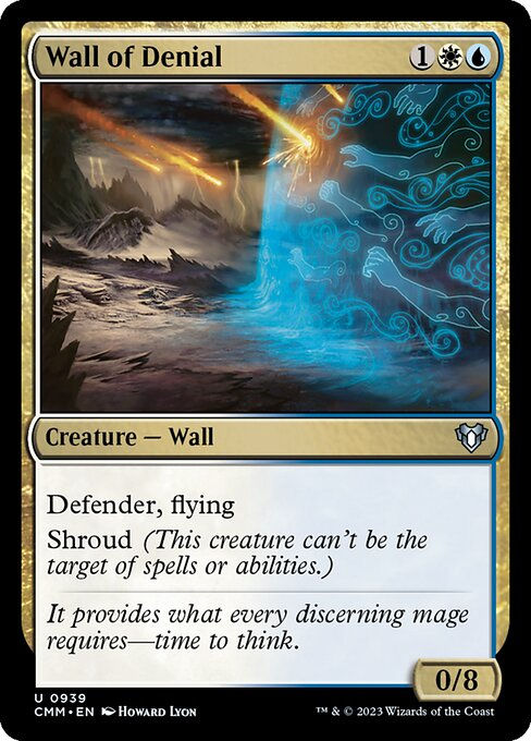 Wall of Denial (cmm) (Commander Deck)