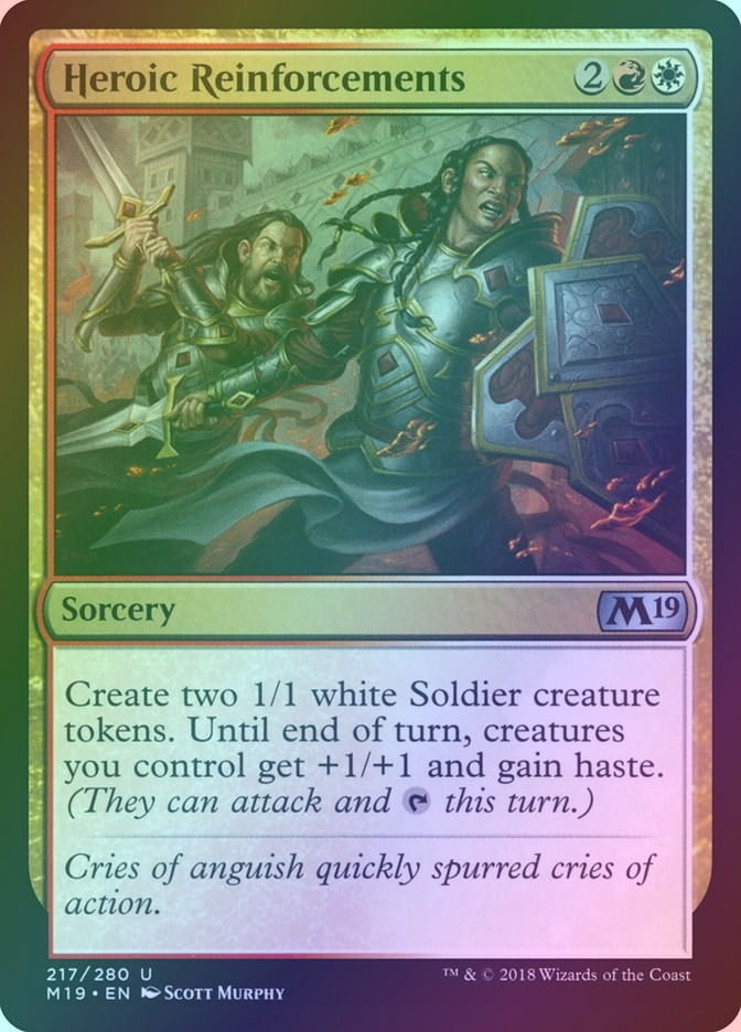 Heroic Reinforcements (M19) (217) / Foil