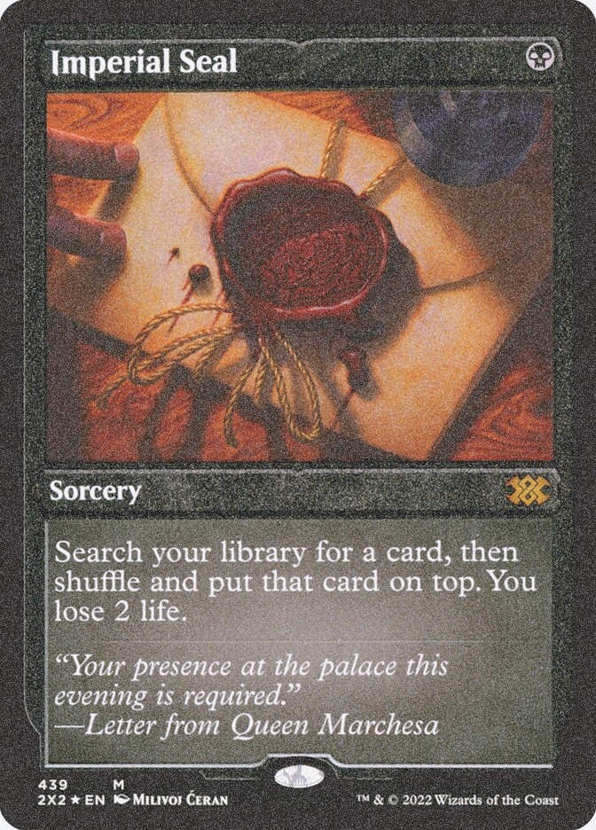 Imperial Seal (2X2) (439) / Foil Etched