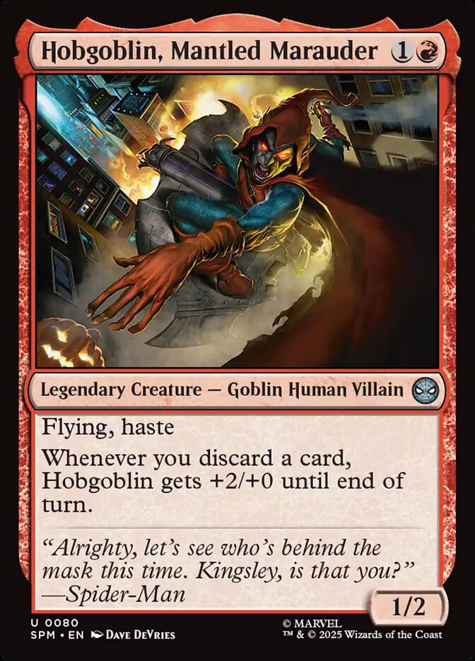 Hobgoblin, Mantled Marauder (SPM) (80)