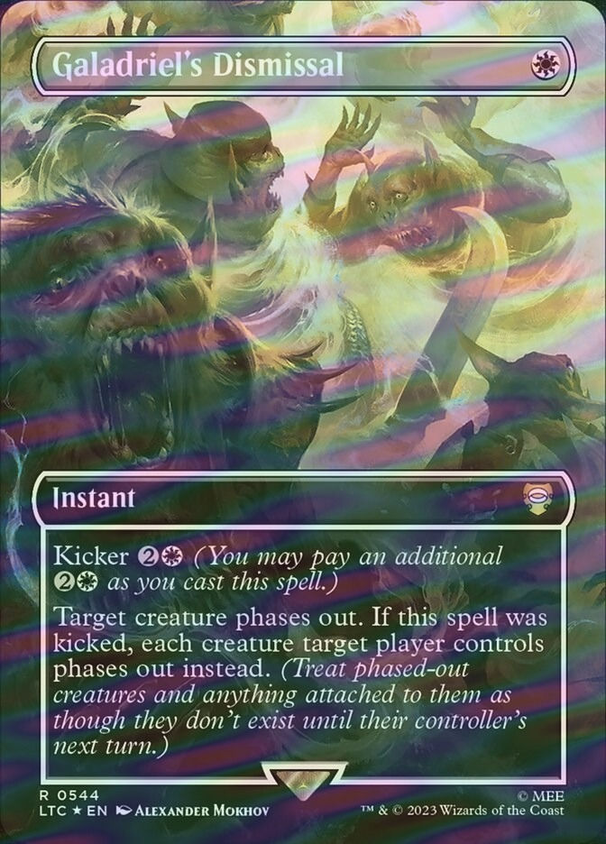 Galadriel's Dismissal (LTC) (544) / Borderless / Surge Foil