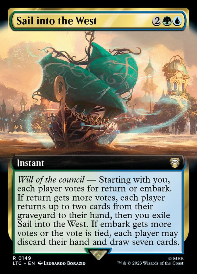 Sail into the West (LTC) (149) / Extended Art