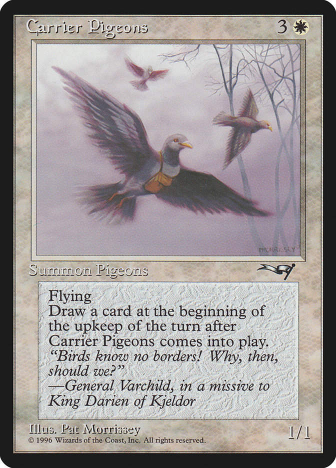 Carrier Pigeons (ALL) (1a)