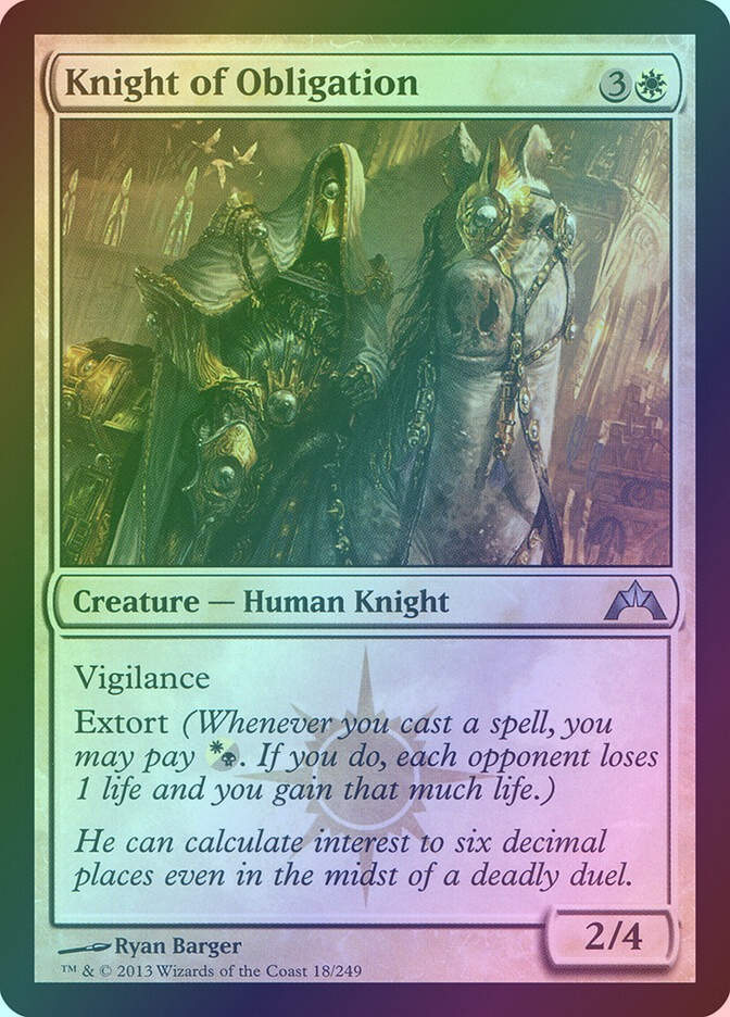 Knight of Obligation (GTC) (18) / Foil