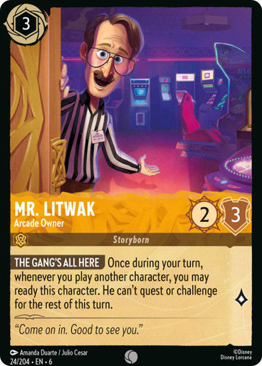 Mr. Litwak - Arcade Owner (LOR_AZU)