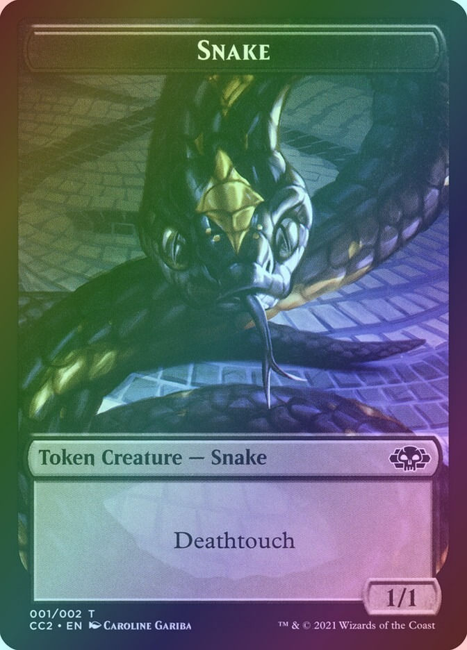 Snake // Zombie (CC2) (9) / Foil — cara 1 de 2
