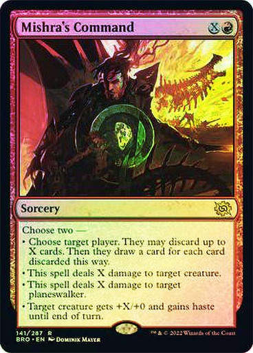 Mishra's Command (BRO) / Foil