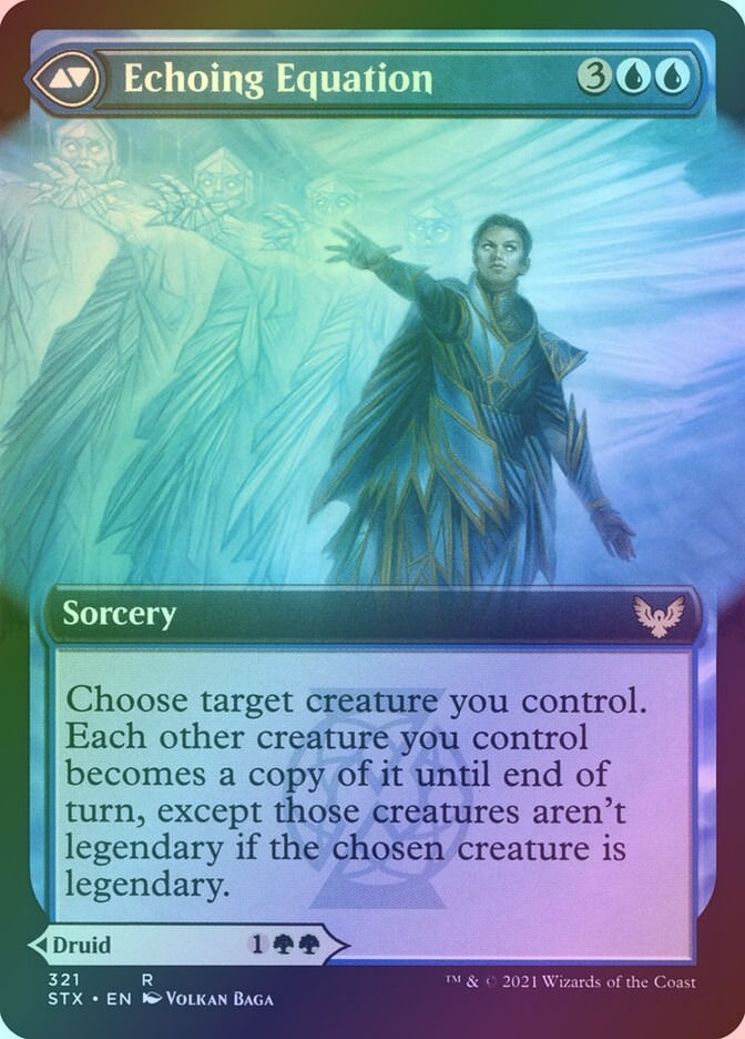 Augmenter Pugilist // Echoing Equation (STX) (321) / Extended Art / Foil — cara 2 de 2