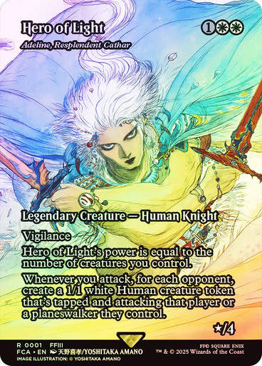 Adeline, Resplendent Cathar (FCA) (1) / Borderless / Foil