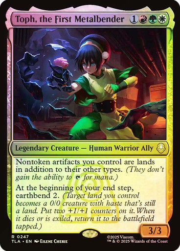 Toph, the First Metalbender (TLA) (247) / Foil