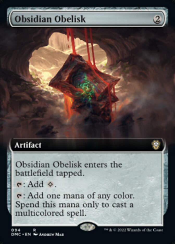 Obsidian Obelisk (DMC) / Extended Art