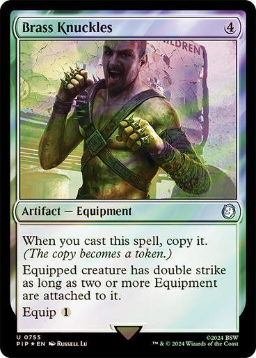 Brass Knuckles (pip) (755) / Surge Foil