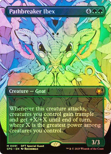 Pathbreaker Ibex (SPG) (91) / Foil / Borderless