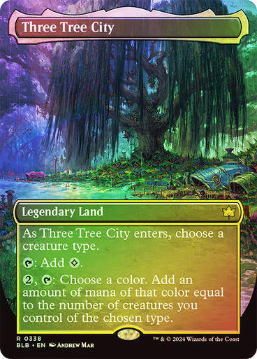 Three Tree City (blb) (338) / Borderless Foil