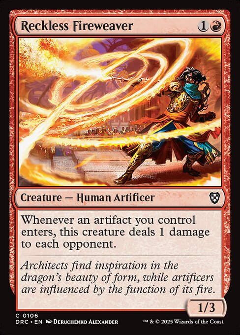 Reckless Fireweaver (DRC) (106)