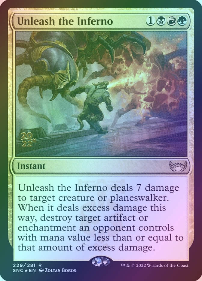Unleash the Inferno (PSNC) (229s) / Foil