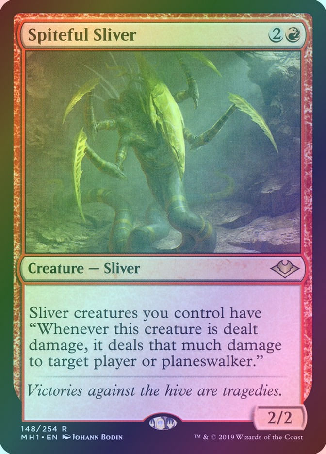 Spiteful Sliver (MH1) (148) / Foil