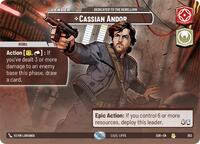 Cassian Andor - Dedicated to the Rebellion (Showcase) (SOR_#263)