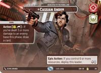 Cassian Andor - Dedicated to the Rebellion (Showcase) (SOR_#263)