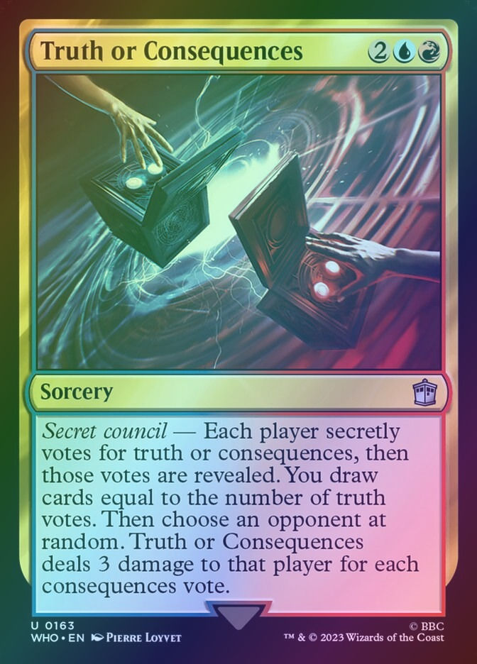 Truth or Consequences (WHO) (163) / Foil