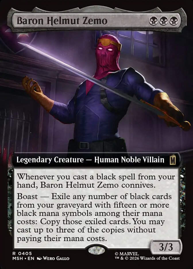 Baron Helmut Zemo (MSH) (405) / Extended Art