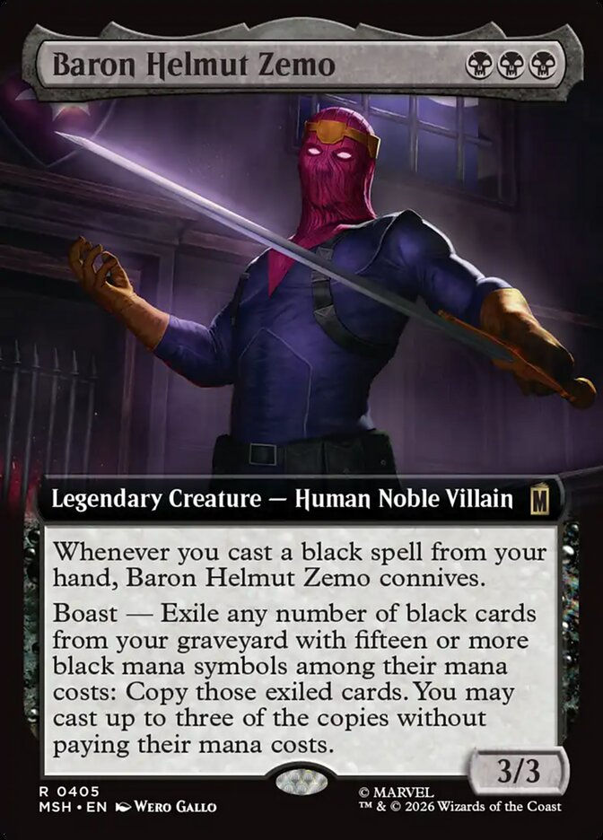 Baron Helmut Zemo (MSH) (405) / Extended Art