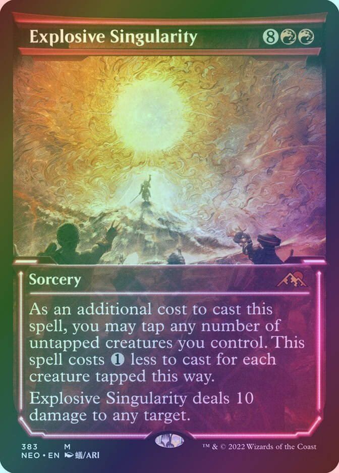 Explosive Singularity (NEO) (383) / Showcase / Foil