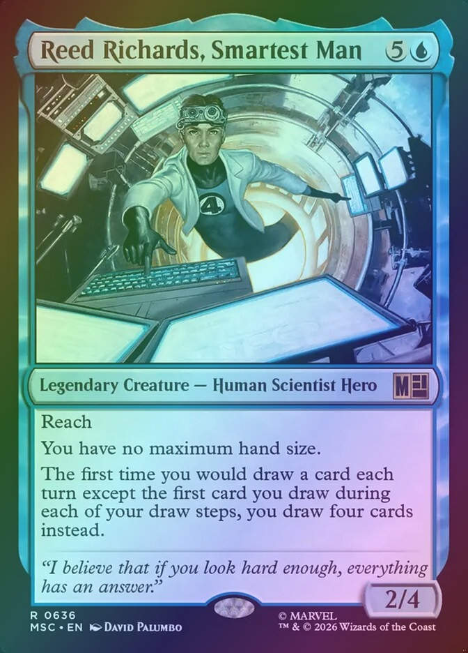 Reed Richards, Smartest Man (MSC) (636) / Foil