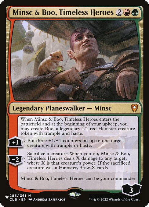 Minsc & Boo, Timeless Heroes (PLST) (CLB-285)