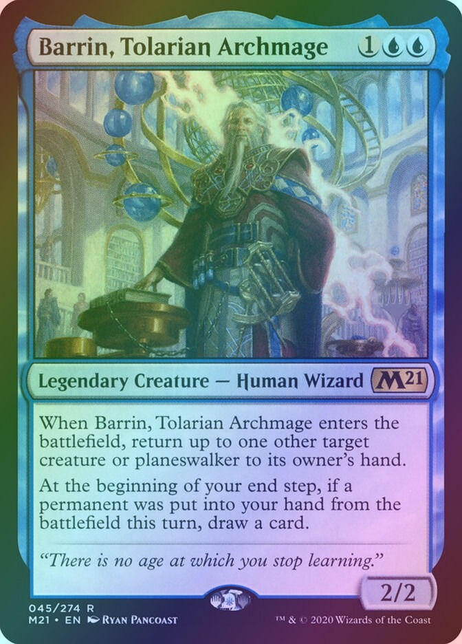 Barrin, Tolarian Archmage (PM21) (45p) / Foil