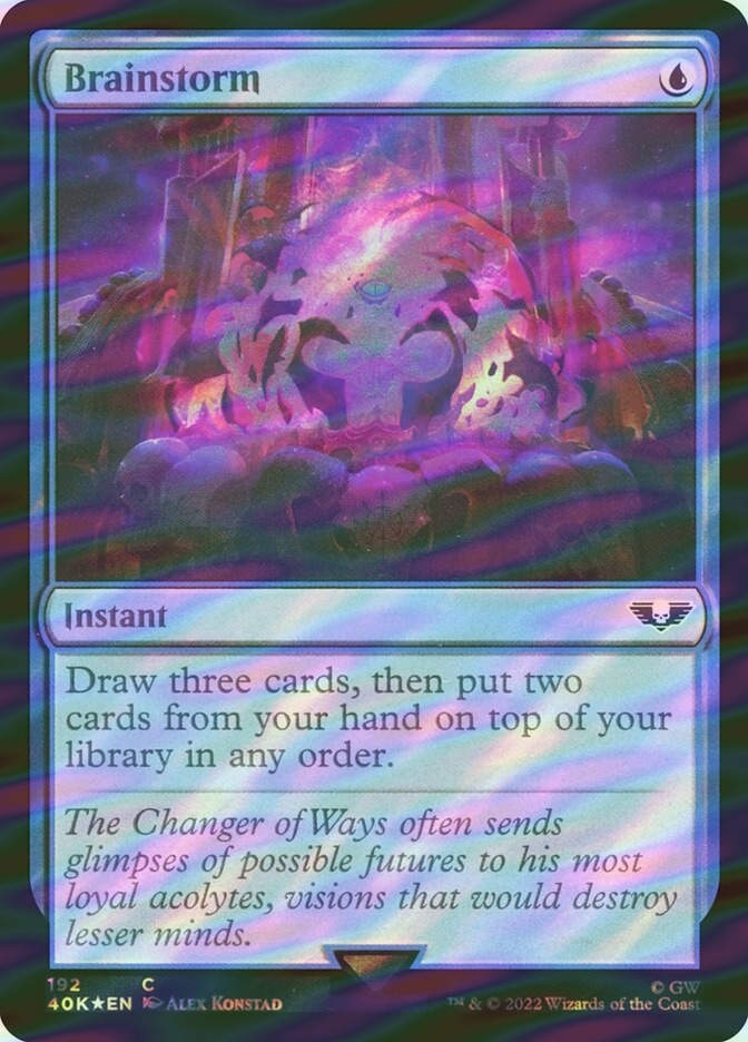 Brainstorm (40K) (192★) / Surge Foil
