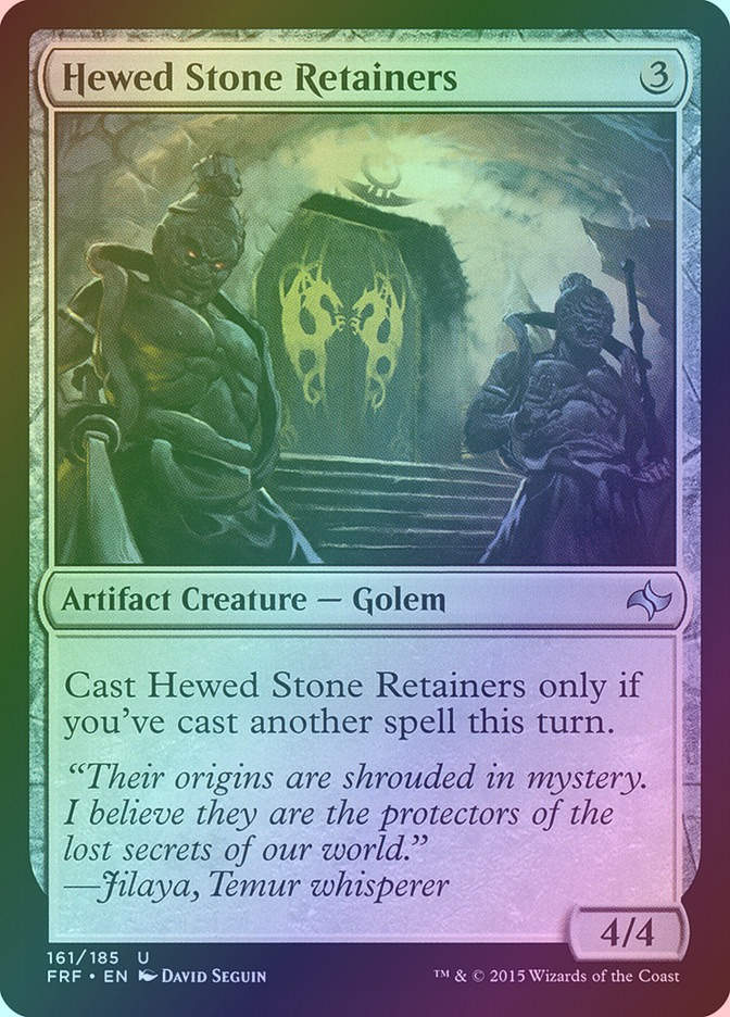Hewed Stone Retainers (FRF) (161) / Foil