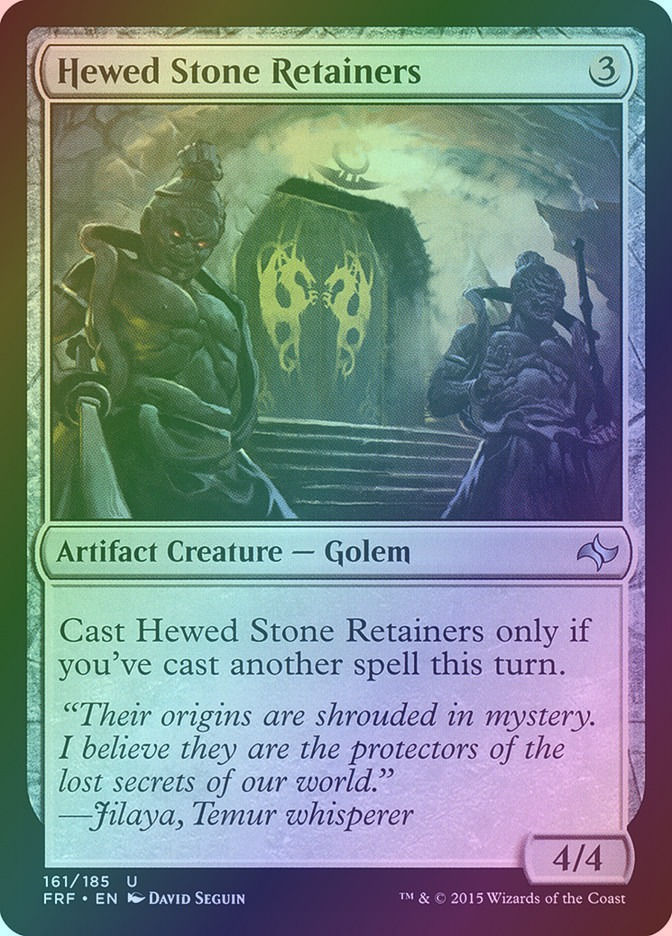 Hewed Stone Retainers (FRF) (161) / Foil