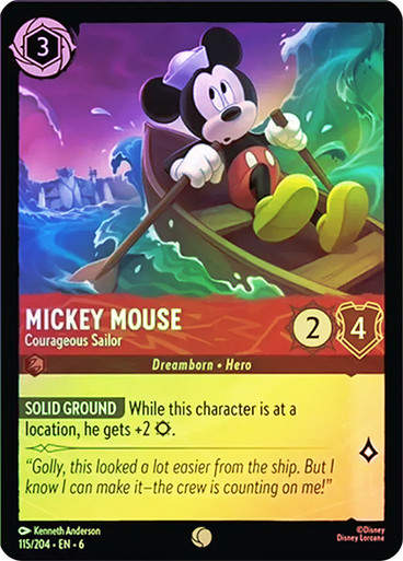 Mickey Mouse - Courageous Sailor (LOR_AZU) / Foil