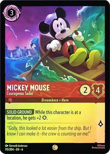 Mickey Mouse - Courageous Sailor (LOR_AZU) / Foil