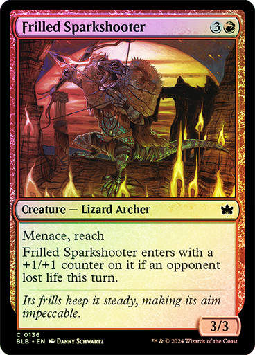 Frilled Sparkshooter (blb) (136) / Foil