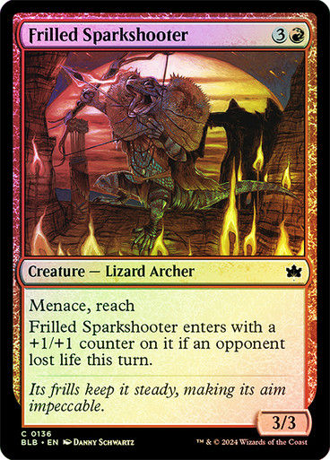 Frilled Sparkshooter (blb) (136) / Foil