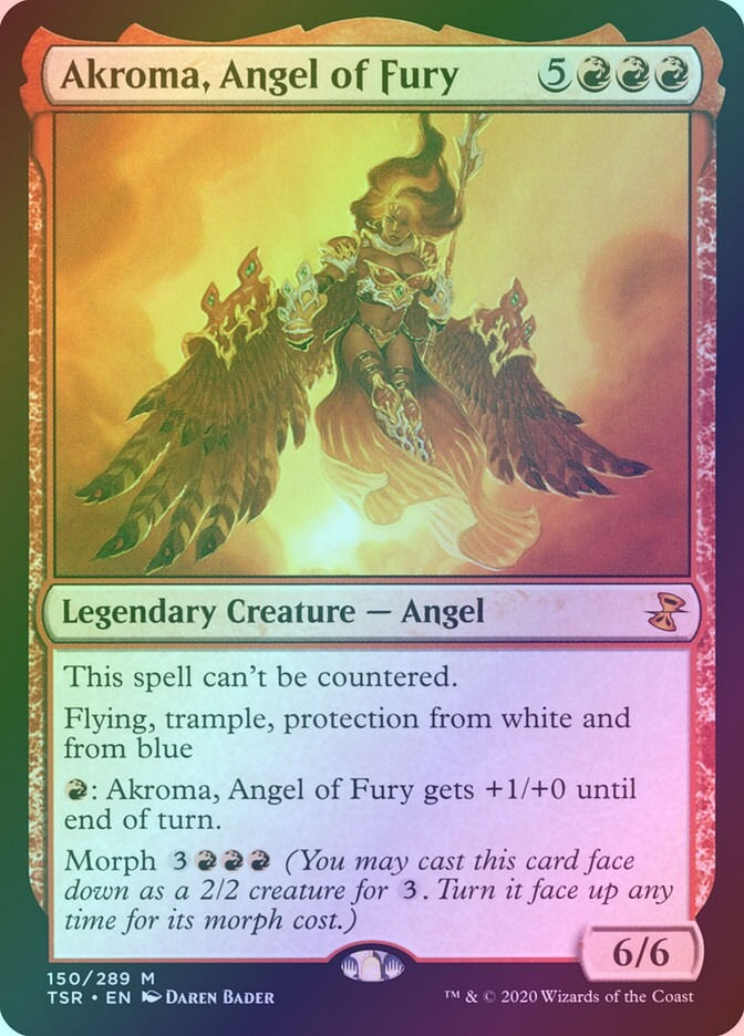 Akroma, Angel of Fury (TSR) (150) / Foil