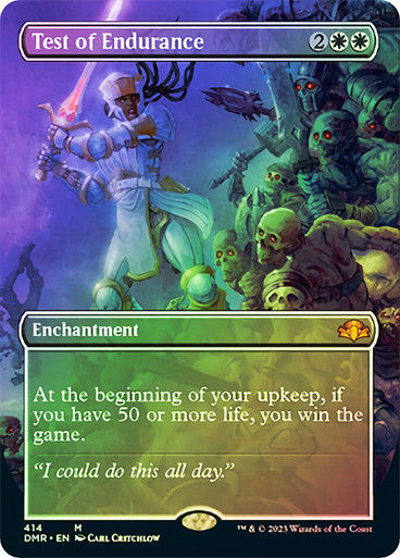 Test of Endurance (DMR) / Borderless / Foil